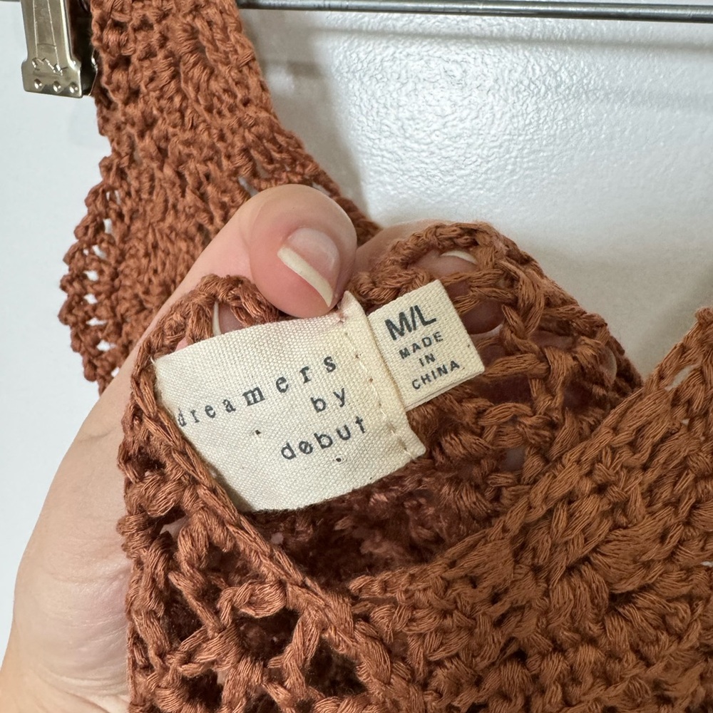 dreamers by debut crochet bralette top - Picture 4 of 4